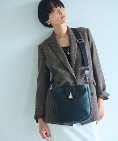 【Breath TOPKAPI】RIPPLE LOCK  リプルロック レザーコンビ ショルダー バッグ