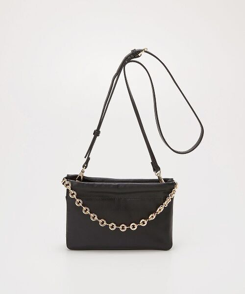 TOPKAPI / トプカピ ショルダーバッグ | 【TREASURE TOPKAPI】スムース レザー チェーン付き スワローマチ ミニ ショルダー バッグ | 詳細2