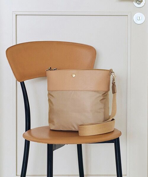 TOPKAPI / トプカピ ショルダーバッグ | 【Breath TOPKAPI】RIPPLE リプル ナイロン コンビ ベルト デザイン ショルダー バッグ | 詳細3