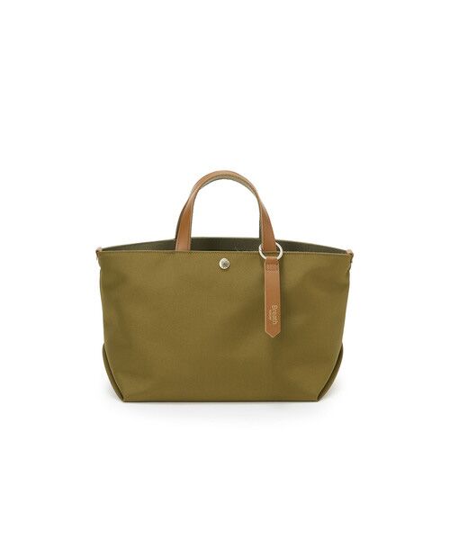 TOPKAPI/トプカピ 【新色追加】【Breath TOPKAPI】Aerial エアリアル ナイロン カラーストラップ付き トートバッグ /軽量 カーキ F TOPKAPI/トプカピ 【新色追加】【Breath TOPKAPI】Aerial エアリアル ナイロン カラーストラップ付き トートバッグ /軽量 カーキ F