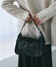 TOPKAPI / トプカピ ショルダーバッグ | 【TREASURE TOPKAPI】プリント 巾着バッグ付き メッシュ ワンハンドルバッグ