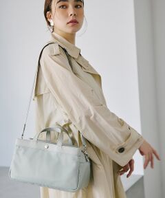 TOPKAPI / トプカピ ショルダーバッグ | 【Breath TOPKAPI】防水ナイロン レザーコンビ ミニトート ショルダーバッグ