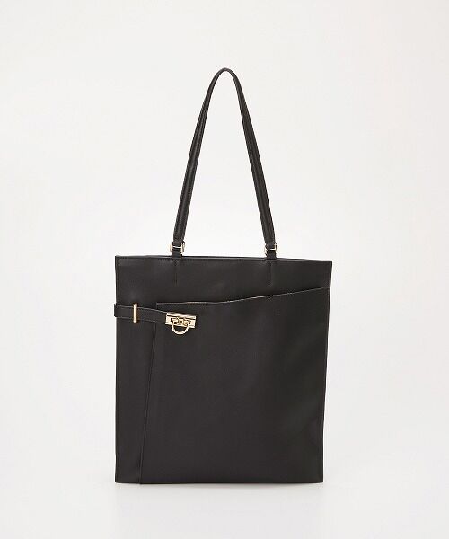 TOPKAPI / トプカピ トートバッグ | 【TREASURE TOPKAPI】ベルトデザイン レザー フラット トートバッグ A4対応 | 詳細3