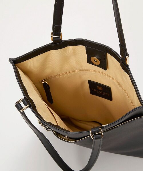 TOPKAPI / トプカピ トートバッグ | 【TREASURE TOPKAPI】ベルトデザイン レザー フラット トートバッグ A4対応 | 詳細4