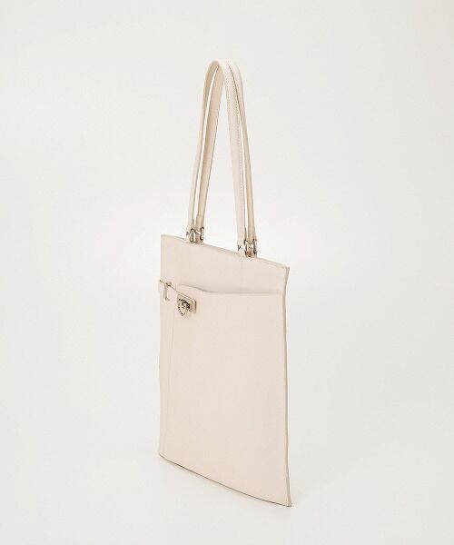 TOPKAPI / トプカピ トートバッグ | 【TREASURE TOPKAPI】ベルトデザイン レザー フラット トートバッグ A4対応 | 詳細6