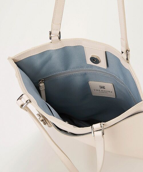 TOPKAPI / トプカピ トートバッグ | 【TREASURE TOPKAPI】ベルトデザイン レザー フラット トートバッグ A4対応 | 詳細11