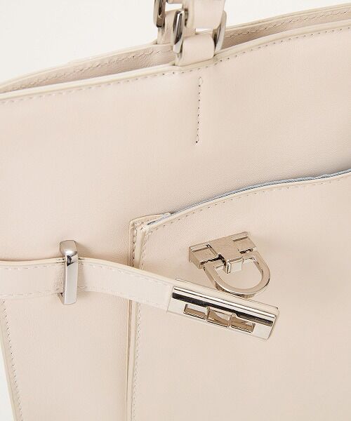 TOPKAPI / トプカピ トートバッグ | 【TREASURE TOPKAPI】ベルトデザイン レザー フラット トートバッグ A4対応 | 詳細14