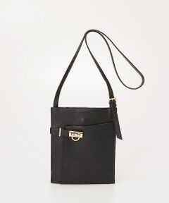 TOPKAPI / トプカピ ショルダーバッグ | 【TREASURE TOPKAPI】ベルトデザイン レザー フラット ショルダーバッグ