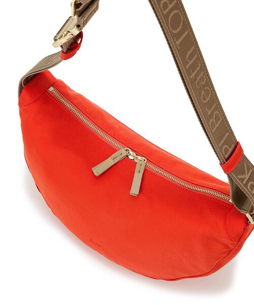 TOPKAPI / トプカピ ショルダーバッグ | 【Breath TOPKAPI】Freely フリーリー ナイロン ロゴテープ  ラウンド ショルダーバッグ | 詳細11