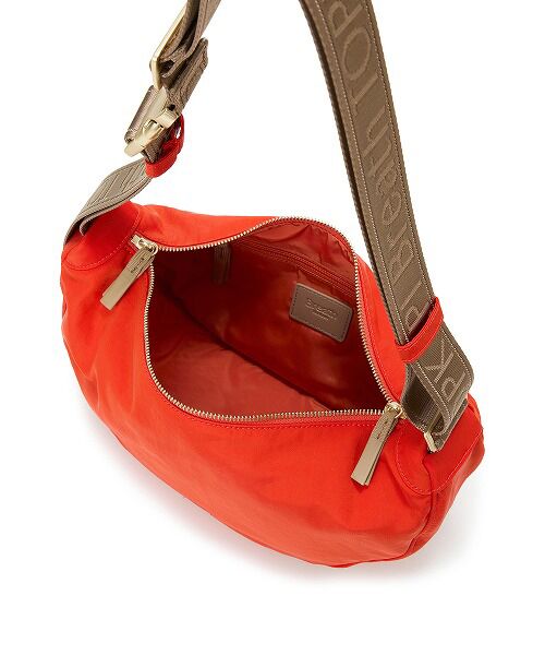 TOPKAPI / トプカピ ショルダーバッグ | 【Breath TOPKAPI】Freely フリーリー ナイロン ロゴテープ  ラウンド ショルダーバッグ | 詳細12