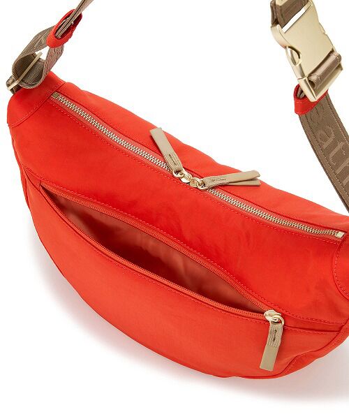 TOPKAPI / トプカピ ショルダーバッグ | 【Breath TOPKAPI】Freely フリーリー ナイロン ロゴテープ  ラウンド ショルダーバッグ | 詳細15