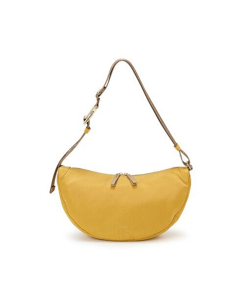 TOPKAPI/トプカピ 【Breath TOPKAPI】Freely フリーリー ナイロン ロゴテープ ラウンド ショルダーバッグ イエロー F TOPKAPI/トプカピ 【Breath TOPKAPI】Freely フリーリー ナイロン ロゴテープ ラウンド ショルダーバッグ イエロー F