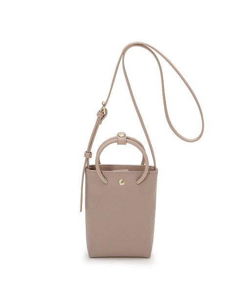 TOPKAPI/トプカピ 【Breath TOPKAPI】【TOPKAPI × 藤本美貴さんコラボ】スコッチグレイン スマホショルダーバッグ/撥水 ミルクティ F TOPKAPI/トプカピ 【Breath TOPKAPI】【TOPKAPI × 藤本美貴さんコラボ】スコッチグレイン スマホショルダーバッグ/撥水 ミルクティ F