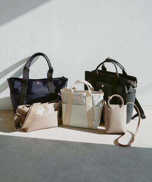 TOPKAPI / トプカピ トートバッグ | 【Breath TOPKAPI】【TOPKAPI × 藤本美貴さんコラボ】スコッチグレイン 10ポケット トートバッグ L/マザーズバッグ/撥水 | 詳細21