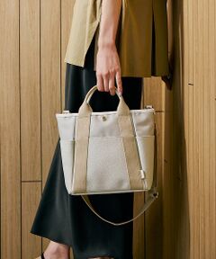 TOPKAPI / トプカピ トートバッグ | 【Breath TOPKAPI】【TOPKAPI × 藤本美貴さんコラボ】スコッチグレイン 6ポケット 2way トートバッグ M/マザーズバッグ/撥水