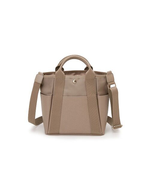 TOPKAPI / トプカピ トートバッグ | 【Breath TOPKAPI】【TOPKAPI × 藤本美貴さんコラボ】スコッチグレイン 6ポケット 2way トートバッグ M/マザーズバッグ/撥水 | 詳細11