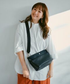 セール】 キャンバスレザー Bellport スリング バケット バッグ