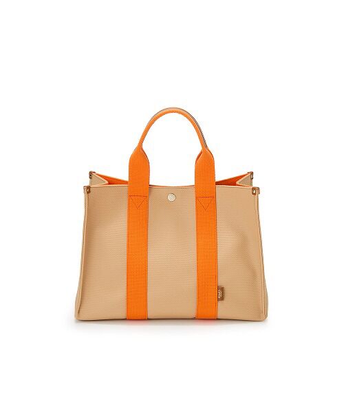 TOPKAPI/トプカピ 【Breath TOPKAPI】NEO CANVAS ネオキャンバス カラーハンドル トートバッグ キャメル F TOPKAPI/トプカピ 【Breath TOPKAPI】NEO CANVAS ネオキャンバス カラーハンドル トートバッグ キャメル F