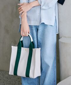 TOPKAPI / トプカピ トートバッグ | 【Breath TOPKAPI】NEO CANVAS ネオキャンバス カラーハンドル ミニ トートバッグ