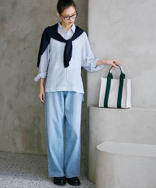 TOPKAPI / トプカピ トートバッグ | 【Breath TOPKAPI】NEO CANVAS ネオキャンバス カラーハンドル ミニ トートバッグ | 詳細3