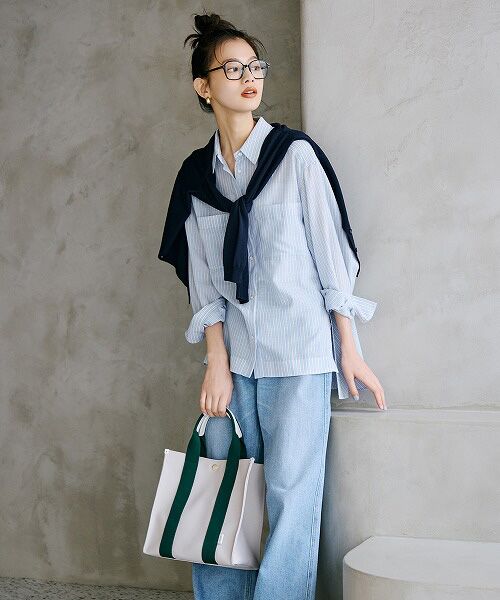 TOPKAPI / トプカピ トートバッグ | 【Breath TOPKAPI】NEO CANVAS ネオキャンバス カラーハンドル ミニ トートバッグ | 詳細4