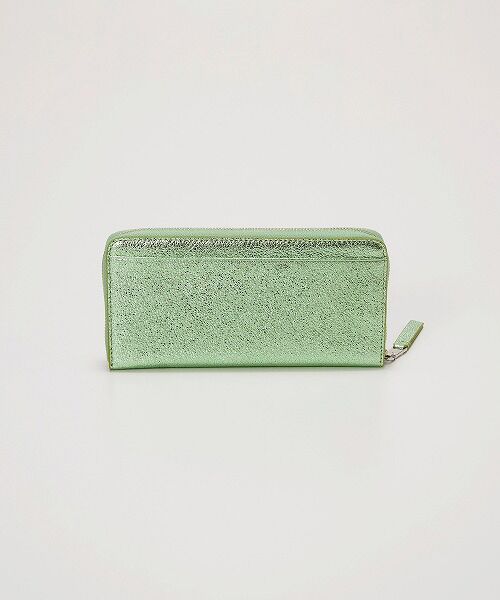 TOPKAPI / トプカピ 財布・コインケース・マネークリップ | 【TREASURE TOPKAPI】ウォッシュド レザー メタリック ラウンドファスナー 長財布 | 詳細3