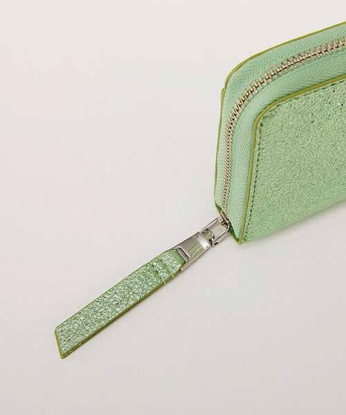 TOPKAPI / トプカピ 財布・コインケース・マネークリップ | 【TREASURE TOPKAPI】ウォッシュド レザー メタリック ラウンドファスナー 長財布 | 詳細7