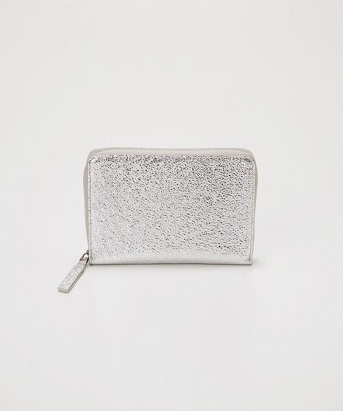 TOPKAPI / トプカピ 財布・コインケース・マネークリップ | 【TREASURE TOPKAPI】ウォッシュド レザー メタリック ラウンドファスナー 二つ折り財布/パスポート対応 | 詳細2