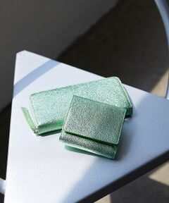 TOPKAPI / トプカピ 財布・コインケース・マネークリップ | 【TREASURE TOPKAPI】ウォッシュド レザー メタリック 二つ折り財布