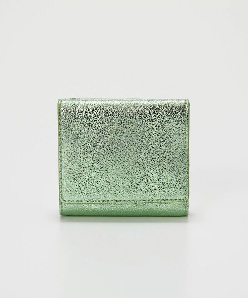 TOPKAPI / トプカピ 財布・コインケース・マネークリップ | 【TREASURE TOPKAPI】ウォッシュド レザー メタリック 二つ折り財布 | 詳細1