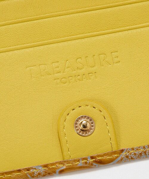 TOPKAPI / トプカピ 財布・コインケース・マネークリップ | 【TREASURE TOPKAPI】ローズエンボス ツヤ レザー 二つ折り財布 | 詳細10