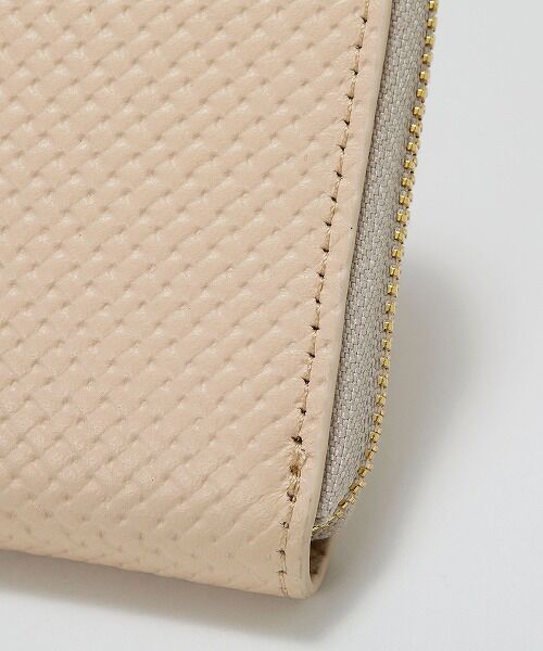 TOPKAPI / トプカピ 財布・コインケース・マネークリップ | 【TREASURE TOPKAPI】クロスエンボス レザー L字ファスナー 長財布 | 詳細1