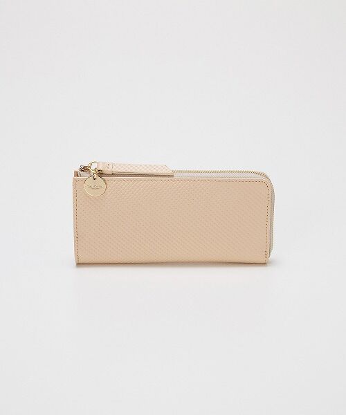 TOPKAPI/トプカピ 【TREASURE TOPKAPI】クロスエンボス レザー L字ファスナー 長財布 オフ F TOPKAPI/トプカピ 【TREASURE TOPKAPI】クロスエンボス レザー L字ファスナー 長財布 オフ F