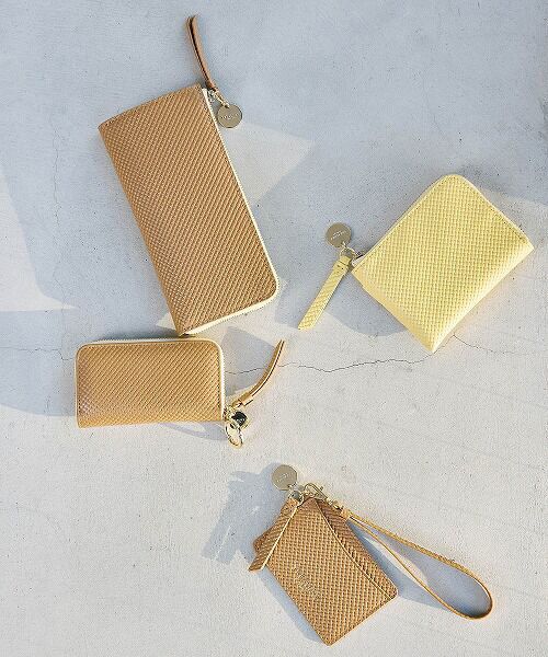 TOPKAPI / トプカピ 財布・コインケース・マネークリップ | 【TREASURE TOPKAPI】クロスエンボス レザー L字ファスナー 長財布 | 詳細2