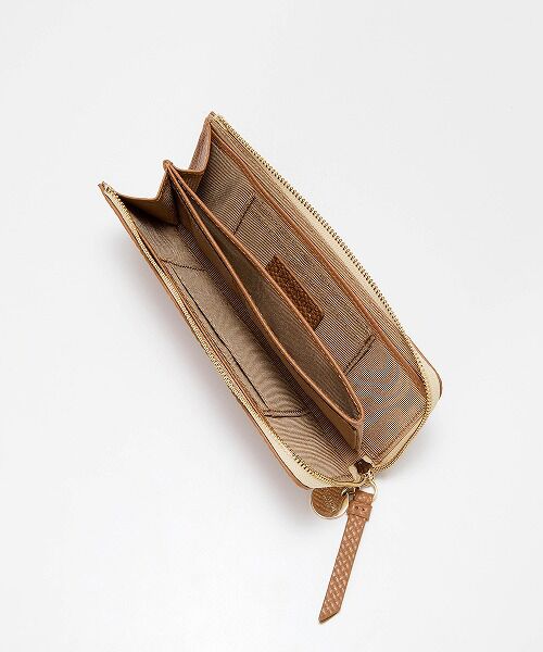 TOPKAPI / トプカピ 財布・コインケース・マネークリップ | 【TREASURE TOPKAPI】クロスエンボス レザー L字ファスナー 長財布 | 詳細8