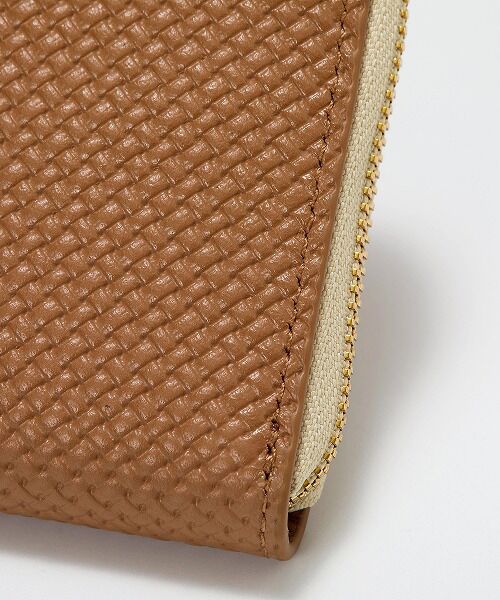 TOPKAPI / トプカピ 財布・コインケース・マネークリップ | 【TREASURE TOPKAPI】クロスエンボス レザー L字ファスナー 長財布 | 詳細12