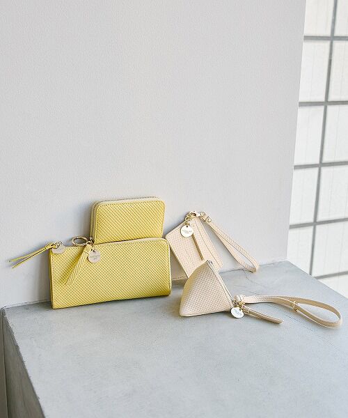 TOPKAPI / トプカピ 財布・コインケース・マネークリップ | 【TREASURE TOPKAPI】クロスエンボス レザー L字ファスナー 長財布 | 詳細14