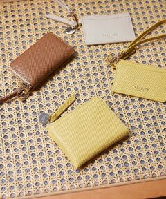 TOPKAPI / トプカピ 財布・コインケース・マネークリップ | 【TREASURE TOPKAPI】クロスエンボス レザー L字ファスナー ミニ 財布