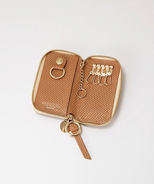 TOPKAPI / トプカピ キーケース | 【TREASURE TOPKAPI】クロスエンボス レザー キーケース | 詳細5