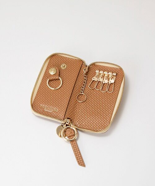 TOPKAPI / トプカピ キーケース | 【TREASURE TOPKAPI】クロスエンボス レザー キーケース | 詳細6