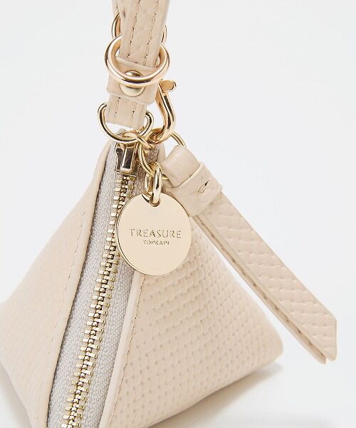 TOPKAPI / トプカピ 財布・コインケース・マネークリップ | 【TREASURE TOPKAPI】クロスエンボス レザー マルチケース/コインケース | 詳細4