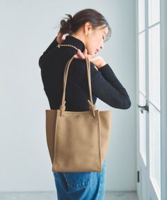 TOPKAPI / トプカピ トートバッグ | 【Breath TOPKAPI】シュリンクレザー ノットハンドル トートバッグ