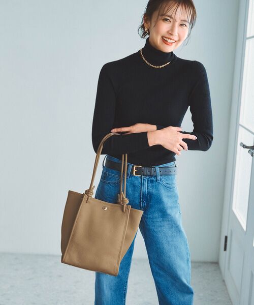 TOPKAPI / トプカピ トートバッグ | 【Breath TOPKAPI】シュリンクレザー ノットハンドル トートバッグ | 詳細2