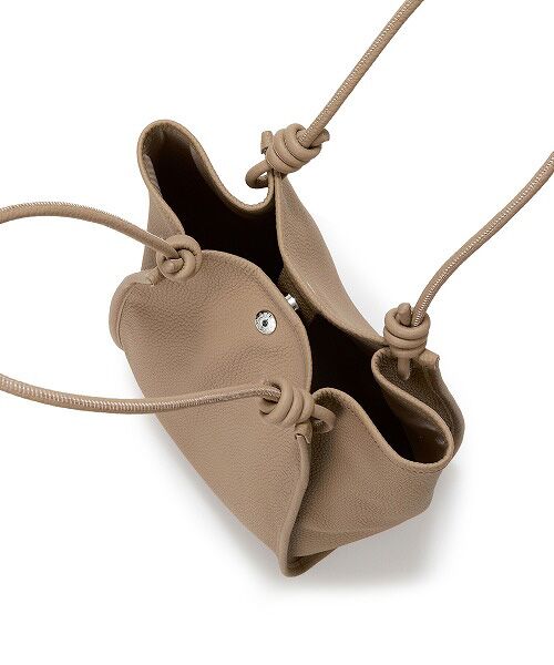 TOPKAPI / トプカピ トートバッグ | 【Breath TOPKAPI】シュリンクレザー ノットハンドル トートバッグ | 詳細11