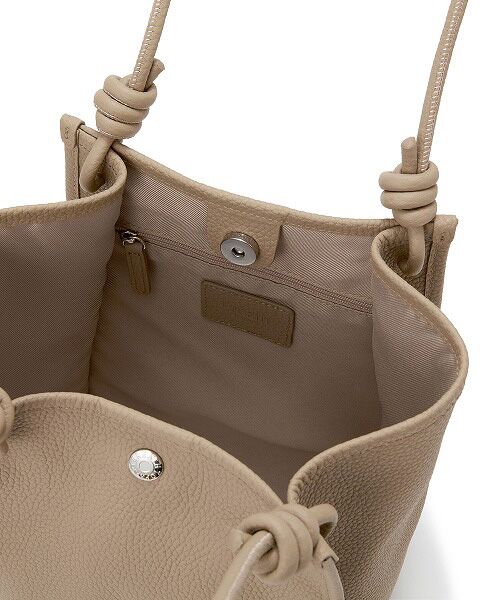 TOPKAPI / トプカピ トートバッグ | 【Breath TOPKAPI】シュリンクレザー ノットハンドル トートバッグ | 詳細13