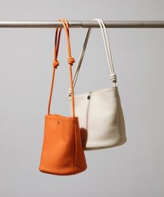 TOPKAPI / トプカピ ショルダーバッグ | 【Breath TOPKAPI】【新色追加】シュリンクレザー ノットハンドル 2way ショルダーバッグ