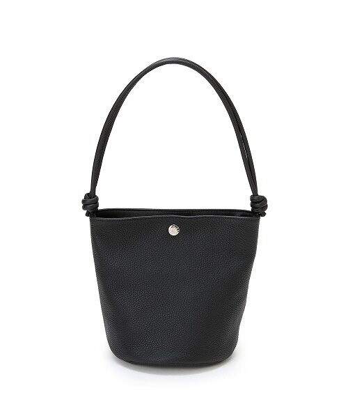 TOPKAPI/トプカピ 【Breath TOPKAPI】シュリンクレザー ノットハンドル 2way ショルダーバッグ ブラック F TOPKAPI/トプカピ 【Breath TOPKAPI】シュリンクレザー ノットハンドル 2way ショルダーバッグ ブラック F