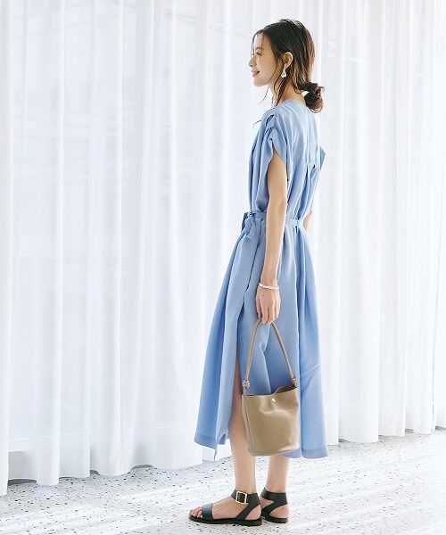 TOPKAPI / トプカピ ショルダーバッグ | 【Breath TOPKAPI】シュリンクレザー ノットハンドル 2way ショルダーバッグ | 詳細4