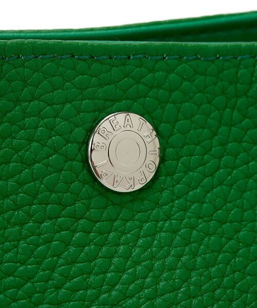 TOPKAPI / トプカピ ショルダーバッグ | 【Breath TOPKAPI】シュリンクレザー ノットハンドル 2way ショルダーバッグ | 詳細15