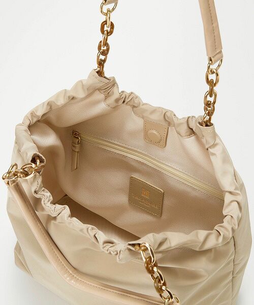 TOPKAPI / トプカピ トートバッグ | 【TREASURE TOPKAPI】コンビチェーン ギャザー ナイロン トートバッグ | 詳細9